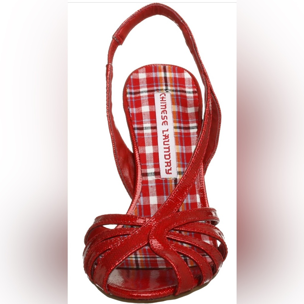 ☀️Red Peep Toe  Chinese Laundry Heels☀️